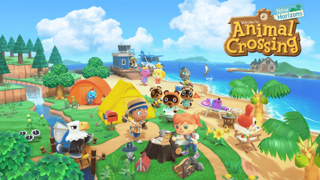 Pôster do jogo Animal Crossing: New Horizons
