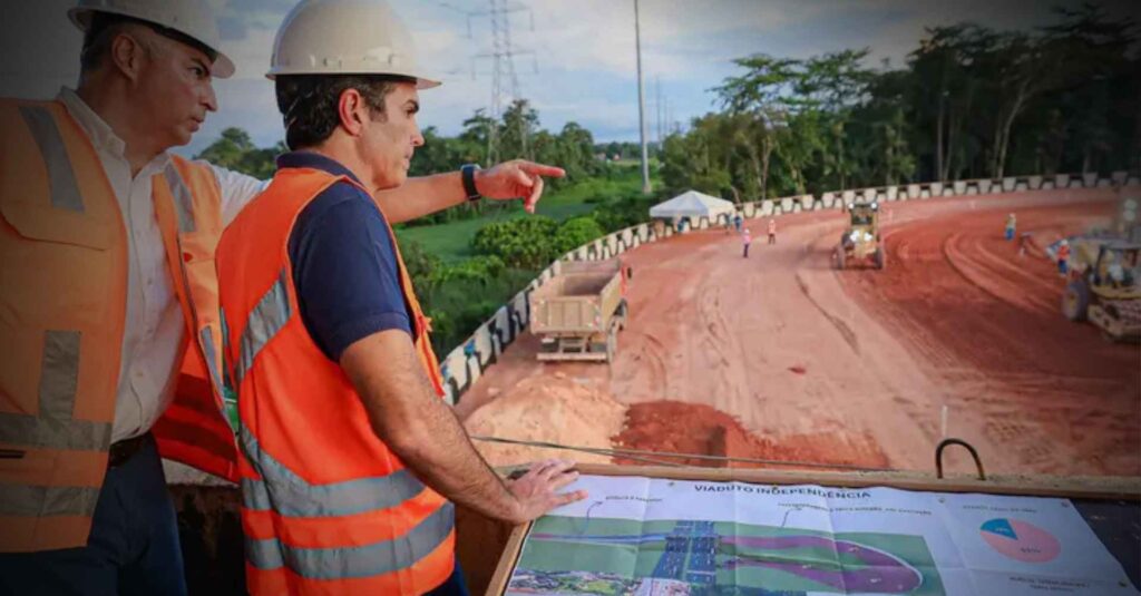 Governador Helder Barbalho visita obras que fazem parte do conjunto de intervenções urbanas para sediar a COP30