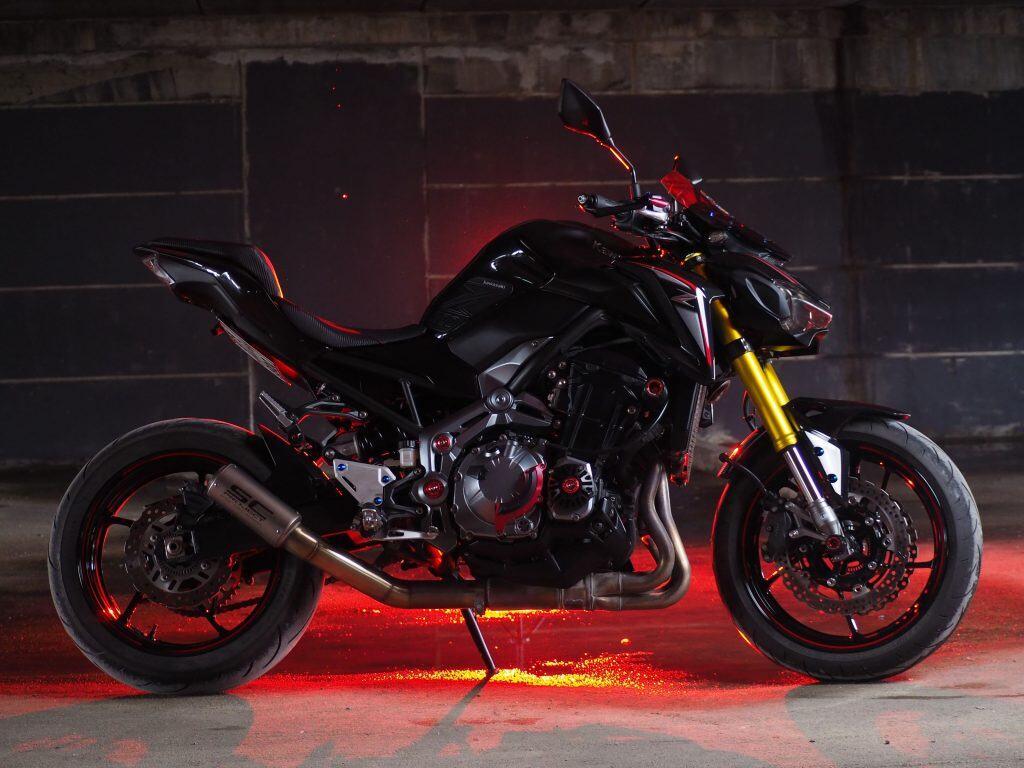 Kawasaki Z900 ABS Motocicleta de um dos tipos de moto Naked