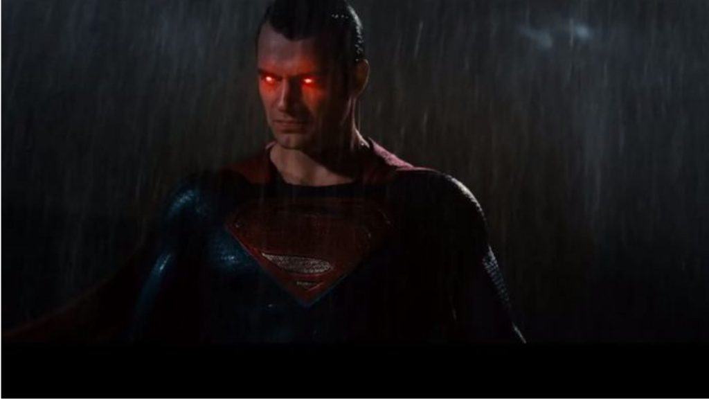 superman com visão de calor
