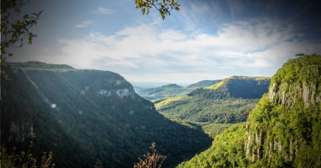 Área de preservação ambiental da Serra da Boa Esperança, no Paraná