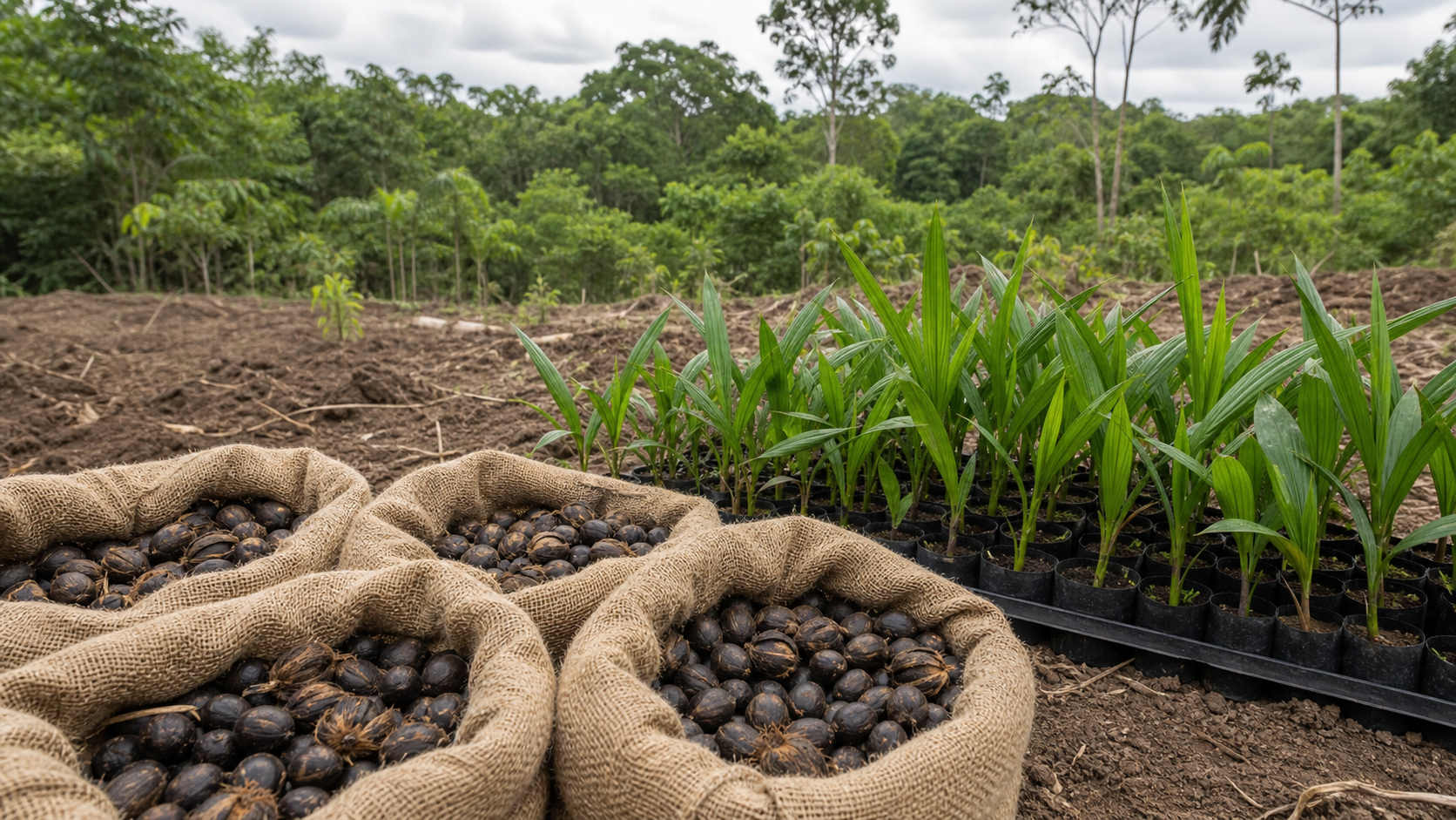 Conab distribui 32 toneladas de sementes de juçara na Jornada da Natureza no Paraná