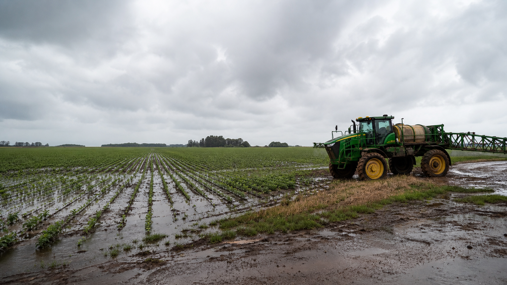 Chuva acima da média eleva risco no trigo gaúcho e interrompe operações na cana