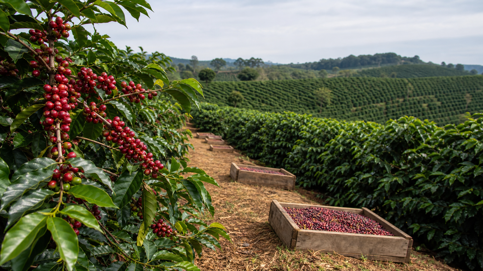 Colheita de café da Cooxupé avança para 20,1% até 19 de junho