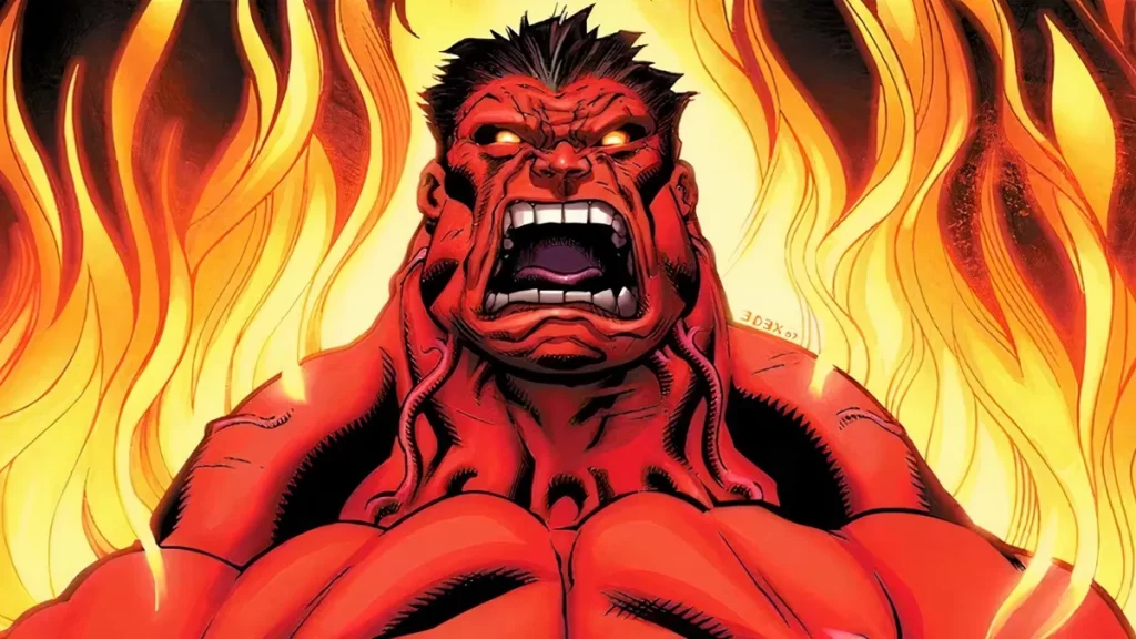 Red Hulk dos quadrinhos