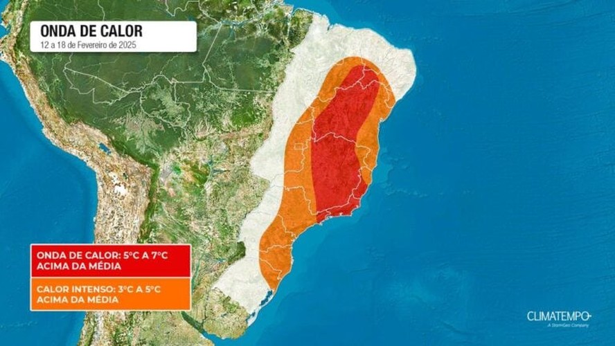 Onda de calor ganha força no Brasil nesta semana
