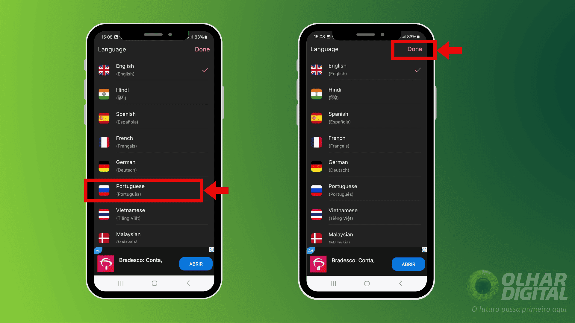 Passo 2 para instalar o iPhone Keyboard