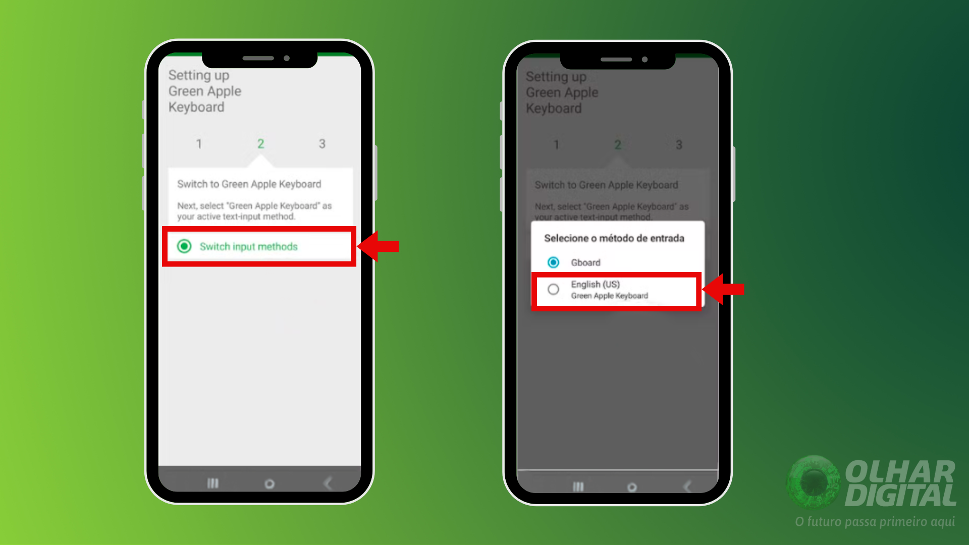Passo 3 para instalar o teclado do iPhone com emojis no Android