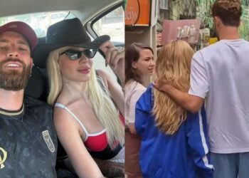 Karoline Lima e Léo Pereira surgem juntinhos e agitam a web