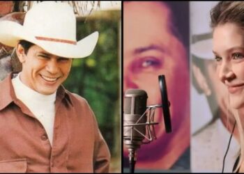 Filha de Leandro se emociona ao cantar sucesso do pai