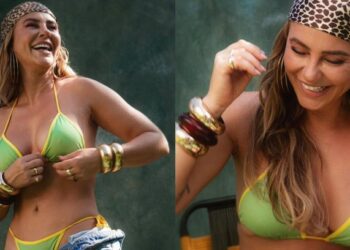 De lingerie, Paolla Oliveira causa alvoroço: “O Hexa tá com ela”