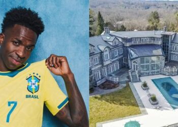 Vini Jr. aluga ‘castelo’ de R$ 55 milhões durante a Copa; conheça