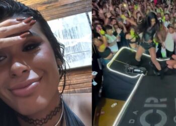 Pocah e dançarinas caem após palco ceder durante show em Minas