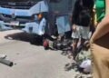 GRAVE ACIDENTE ENVOLVENDO ÔNIBUS COLETIVO E MOTO É REGISTRADO NO CENTRO DE BARREIRAS