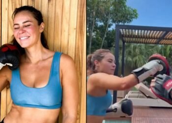 Paolla Oliveira mostra treino de boxe e fãs relembram personagem