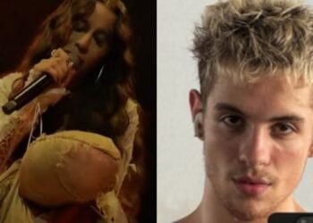Marina Sena rasga boneco em show e Juliano Floss vira assunto