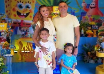 Evelyn Regly comemora 7 anos do filho com festa temática